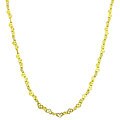 14k Yellow Gold Spiral Heart Necklace