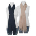 Adi Designs Cashmere/ Wool Blend Fringed Scarf