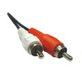 Stereo Left and Right, Red and White 12-foot Cable