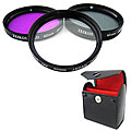 Zeikos 62 mm Multi Coated Glass Filter Kit