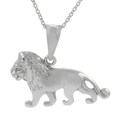 Sterling Silver Lion Necklace