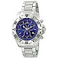 Invicta Men's Invicta II Blue Dial Steel Chronograph Watch