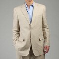 Adolfo Men's 2-button Tan Linen Sportcoat
