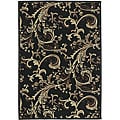 Cafe Black Rug (2'3 x 11'9)