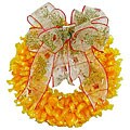 Butterscotch Candy Wreath