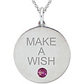 Guidelines and more on Stone Engraving Tools 10k Gold June Birthstone Rhodolite Engraved 'MAKE A WISH' Necklace