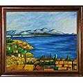Paul Cezanne 'The Gulf Marseilles' Oil Painting Canvas