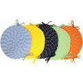 Lemonade Braided Reversible Chairpads (Set of 4)