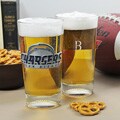 Charger NFL Pint Glasses (Set of 2)