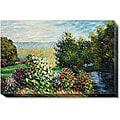 Claude Monet 'Corner of the Garden at Montgeron' Canvas Art
