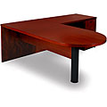 Mayline Mira Wood Veneer 3-piece Peninsula L Workstation Suite #11