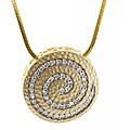 18k Goldplated Silver 1/4ct TDW Diamond Necklace (H-I, I1)