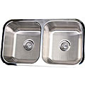 Stainless Steel 32.5-inch Undermount Kitchen Sink