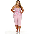 Popsi Lingerie 'Skull' Camisole and Capri Pants