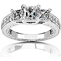 14k Gold 1 1/2ct TDW Asscher-cut Diamond Ring (H-I, SI-I2)