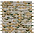SomerTile 11.75x11.75-in Samoan Subway 0.5x1-in Springfield Porcelain Tile (Pack of 10)