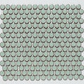 SomerTile 12.25x12-in Penny 3/4-in Lite Green Porcelain Mosaic Tile (Pack of 10)