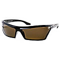 McQueen 4041/S Men's Shiny Black Shield Sunglasses