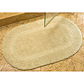 Spa Collection Cream Reversible 2400-Gram Bath Mats (Set of 2)