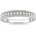 10k White Gold 1/4ct TDW Diamond Wedding Ring (H-I, I2-I3)