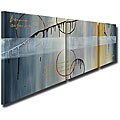 'Letters from the Past' Hand-painted Abstract Art