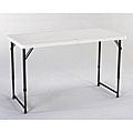 Lifetime 4-foot Adjustable Height Fold-in-half Table