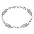18K White Gold 3/4 CT TDW Diamond Bracelet (G-H, SI2)