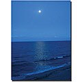 David 'Blue Waves II' Gallery-wrapped Canvas Art