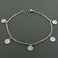 Stainless Steel Message Charm Bracelet (china)