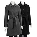 Via Spiga Women's Wool Belted Button-front Coat