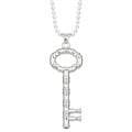 Sterling Essentials Sterling Silver 30-inch Bamboo Key Necklace