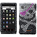 Motorola Droid Skull Design Rhinestone Protector Case
