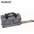 Rockland Kensington 22-inch Carry On Rolling Upright Duffel Bag