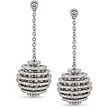 18k White Gold 1 1/2ct TDW Diamond Ball Earrings (G-H, I1)