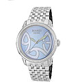 Roberto Bianci Diamond-accent Blue Mother of Pearl Dial Watch