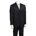 Antonio Treviso Men's Pinstriped 3-button Wool Suit