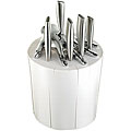 Five Finger Fillet White Kitchen Knife Holder designed by Raffaele Iannello