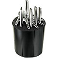 Five Finger Fillet Black Kitchen Knife Holder designed by Raffaele Iannello