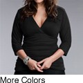 Kiyonna Clothing Women's Plus Size 'Sidney' Ruched Top