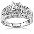 14k Gold 7/8ct TDW Princess Diamond Engagement Ring (H-I, I1-I2)