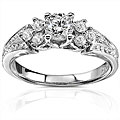 14k Gold 7/8ct TDW Round-Cut Diamond Ring (H-I, I1-I2)
