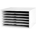 Doodlebug Designs White 6-shelf Paper Storage Cube