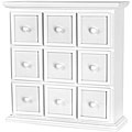 Fashion Furnishings 9-drawer White Apothecary Chest