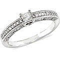 Miadora 10k Gold 1/4ct TDW Diamond Engagement Ring