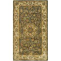 Handmade Heritage Taupe/ Ivory Wool Rug (2' x 3')