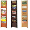 Safco Wood 12-pocket Magazine Rack