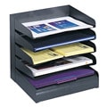 Safco 5-tier Steel Black Desk Tray