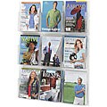 Safco Clear2c Nine-magazine Display Rack