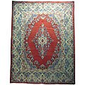 Persian Hand-knotted Red Wool Sarough Rug (8'9 x 11'4)