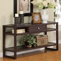 Hilda Blaine Espresso Sofa Table